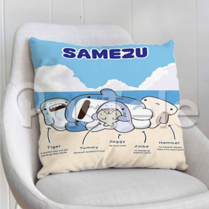 Samezu Shark Custom Personalized Pillow Decorative Cushion Sofa Cover