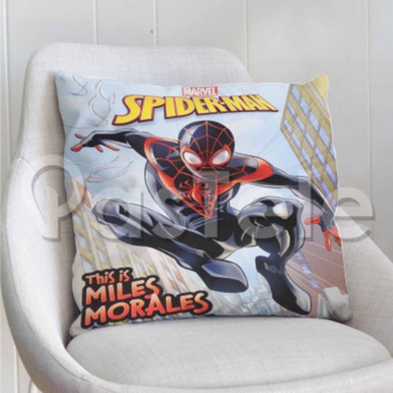 Spider Man This Is Miles Morales Custom Personalized Pillow Decorative Cushion Sofa Cover