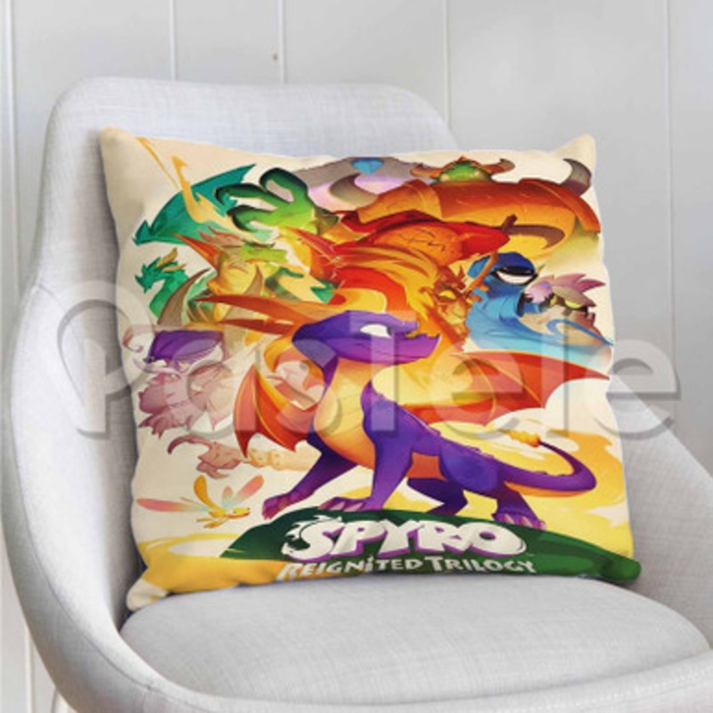 Spyro Reignited Trilogy Custom Personalized Pillow Decorative Cushion Sofa Cover