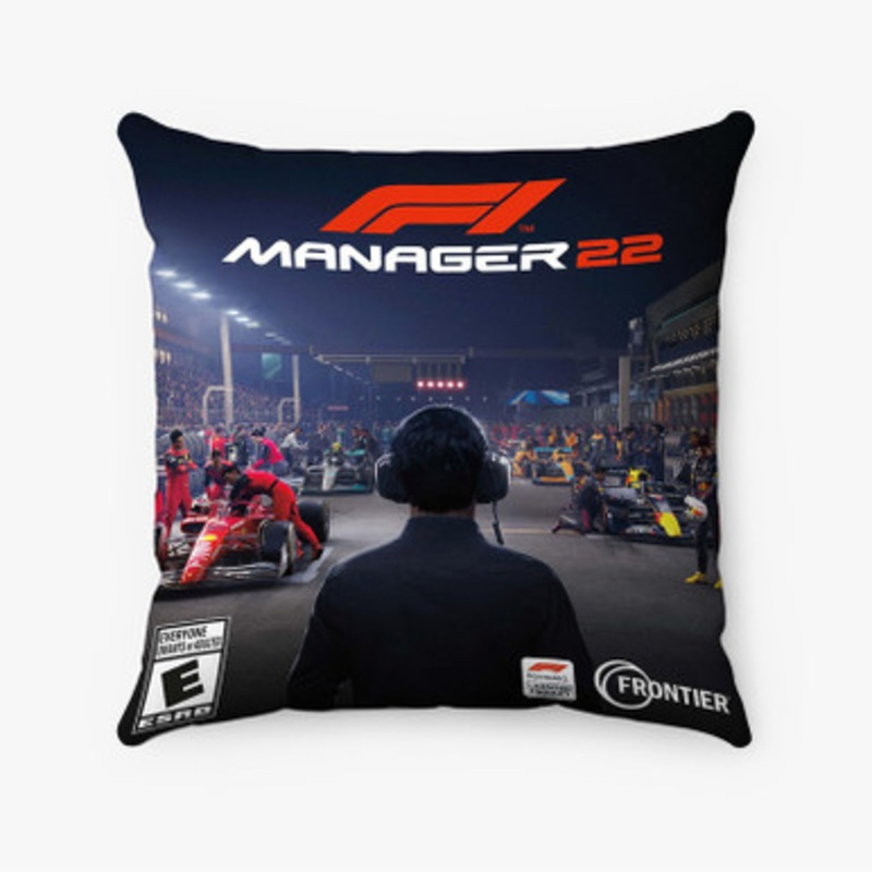 Pastele F1 Manager 2022 Custom Pillow Case Awesome Personalized Spun Polyester Square Pillow Cover Decorative Cushion Bed Sofa Throw Pillow Home Decor
