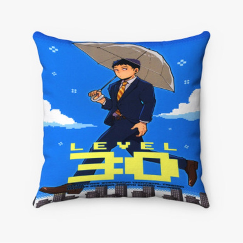Pastele Katsuya Serizawa Mob Psycho Custom Pillow Case Awesome Personalized Spun Polyester Square Pillow Cover Decorative Cushion Bed Sofa Throw Pillow Home Decor