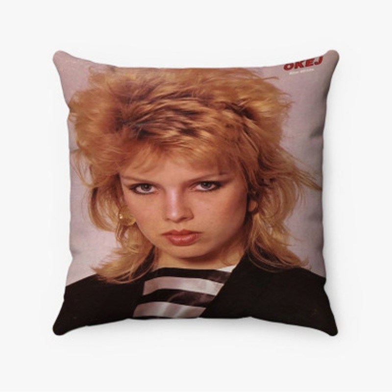 Pastele Kim Wilde 1983 Custom Pillow Case Awesome Personalized Spun Polyester Square Pillow Cover Decorative Cushion Bed Sofa Throw Pillow Home Decor