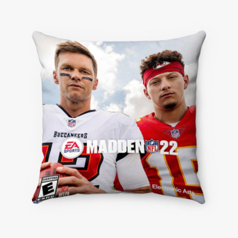 Pastele Madden NFL 22 Custom Pillow Case Awesome Personalized Spun Polyester Square Pillow Cover Decorative Cushion Bed Sofa Throw Pillow Home Decor