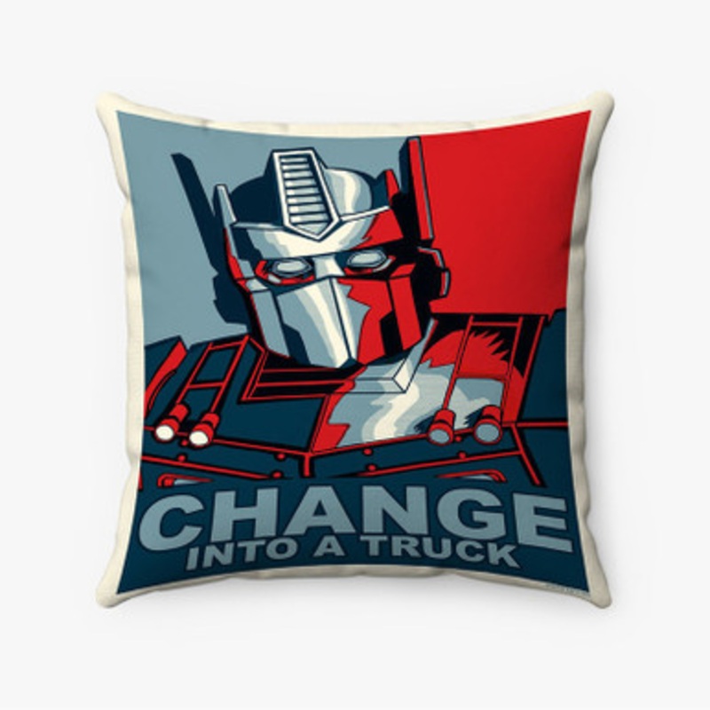 Pastele Optimus Prime Poster Custom Pillow Case Awesome Personalized Spun Polyester Square Pillow Cover Decorative Cushion Bed Sofa Throw Pillow Home Decor
