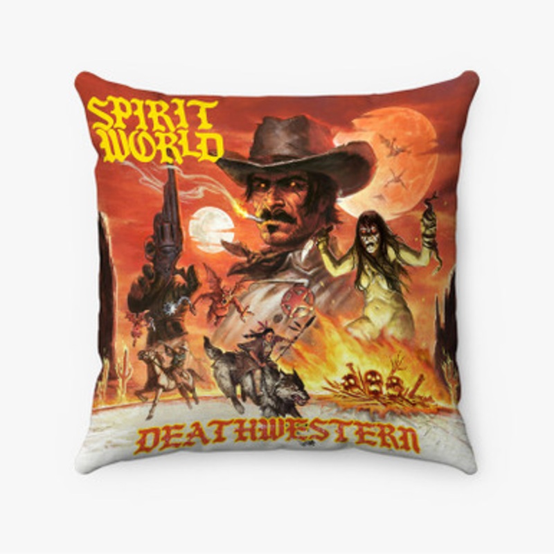 Pastele Spirit World Deathwestern jpeg Custom Pillow Case Awesome Personalized Spun Polyester Square Pillow Cover Decorative Cushion Bed Sofa Throw Pillow Home Decor