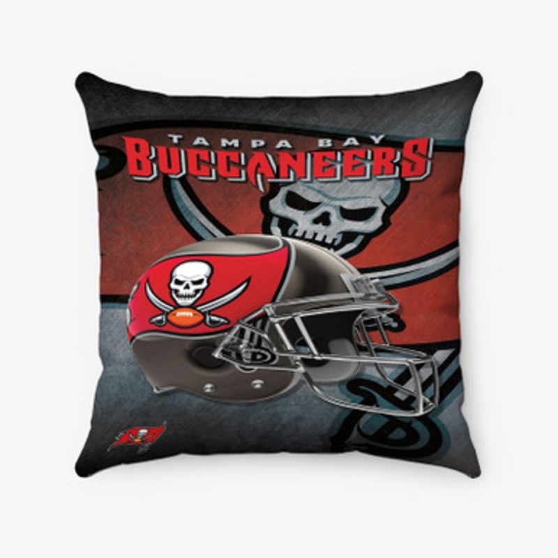 Pastele Tampa Bay Buccaneers NFL 2022 Custom Pillow Case Awesome Personalized Spun Polyester Square Pillow Cover Decorative Cushion Bed Sofa Throw Pillow Home Decor