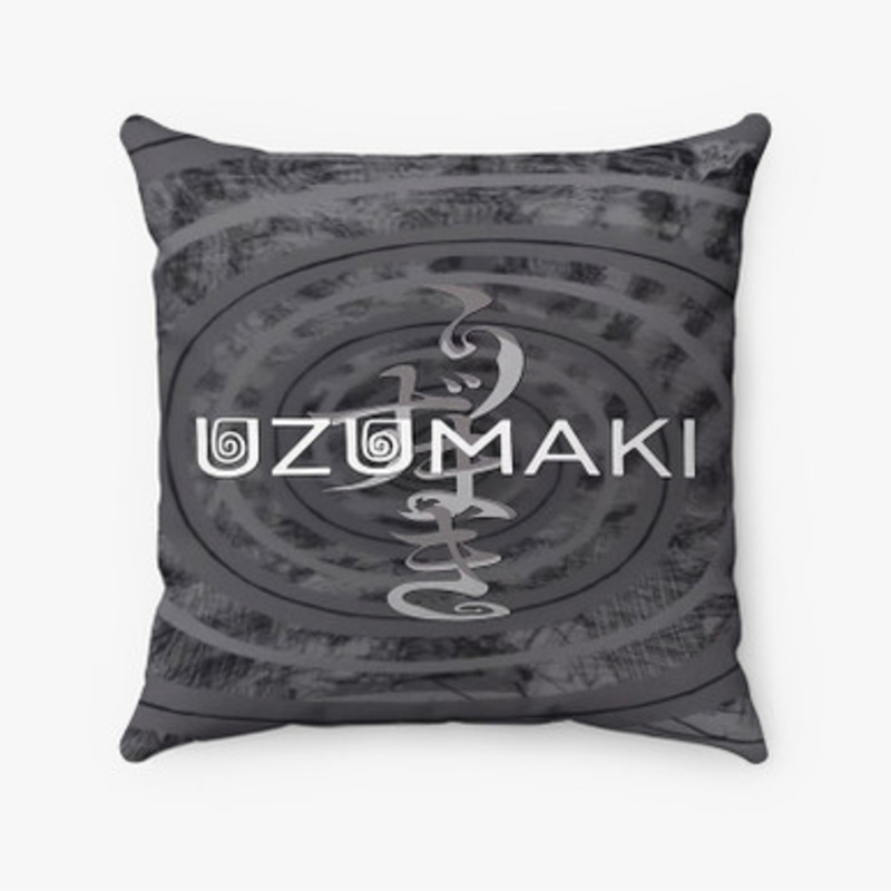 Pastele Uzumaki Custom Pillow Case Awesome Personalized Spun Polyester Square Pillow Cover Decorative Cushion Bed Sofa Throw Pillow Home Decor