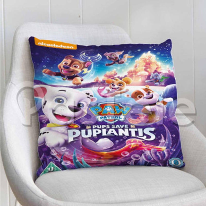 Paw Patrol Pups Save Puplantis Custom Personalized Pillow Decorative Cushion Sofa Cover