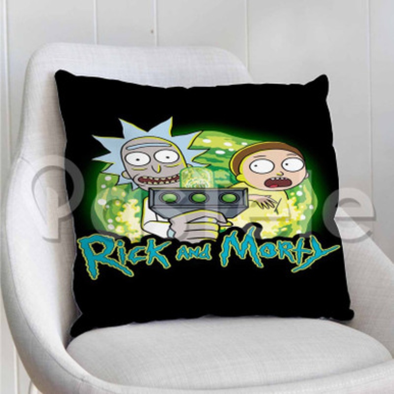 Rick and Morty Cartoon Custom Personalized Pillow Decorative Cushion Sofa Cover