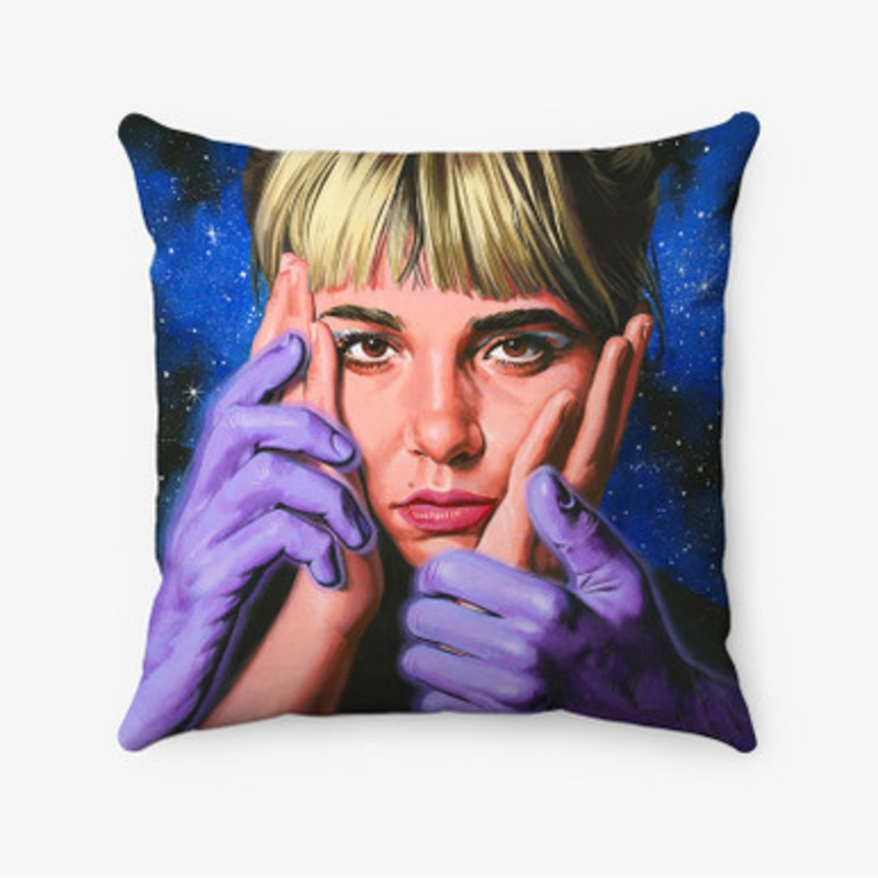 Pastele Beach Bunny Emotional Creature Custom Pillow Case Awesome Personalized Spun Polyester Square Pillow Cover Decorative Cushion Bed Sofa Throw Pillow Home Decor