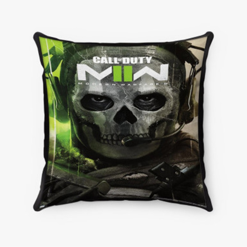 Pastele Call Of Duty Modern Warfare 2 Custom Pillow Case Awesome Personalized Spun Polyester Square Pillow Cover Decorative Cushion Bed Sofa Throw Pillow Home Decor