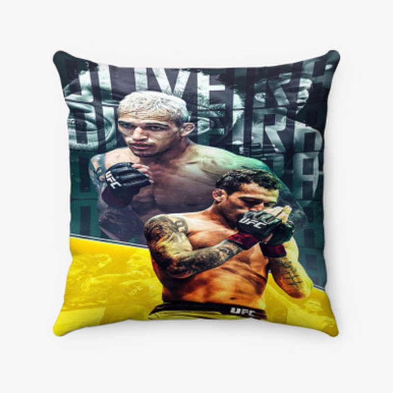 Pastele Charles Oliveira UFC Custom Pillow Case Awesome Personalized Spun Polyester Square Pillow Cover Decorative Cushion Bed Sofa Throw Pillow Home Decor