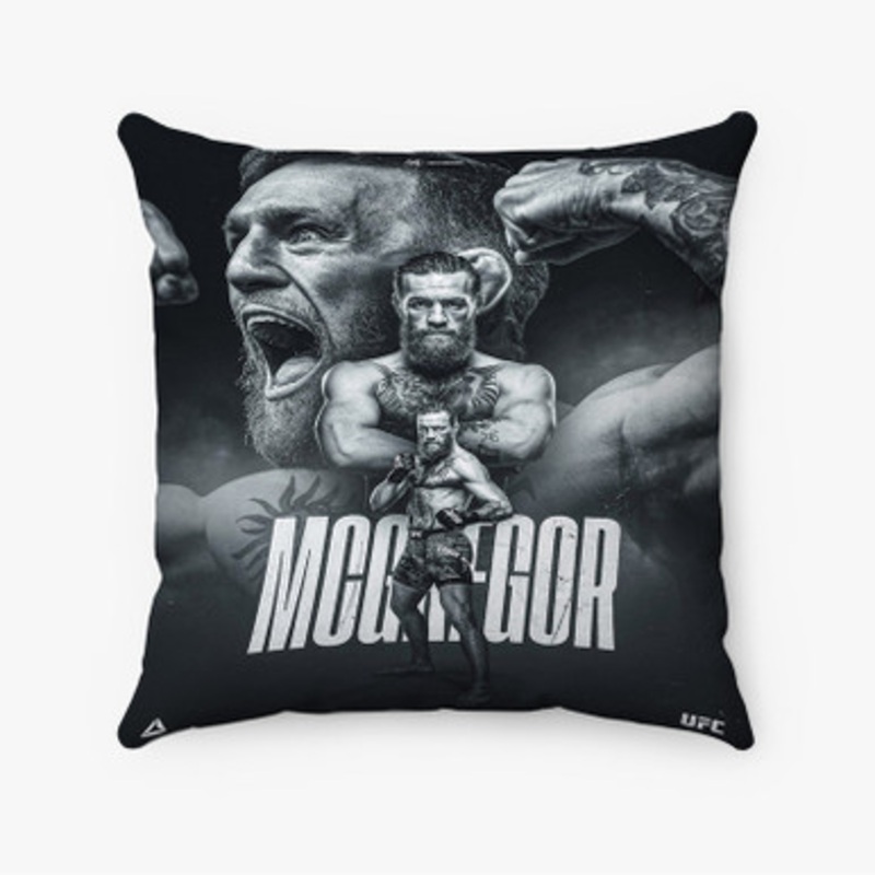Pastele Conor Mc Gregor Custom Pillow Case Awesome Personalized Spun Polyester Square Pillow Cover Decorative Cushion Bed Sofa Throw Pillow Home Decor