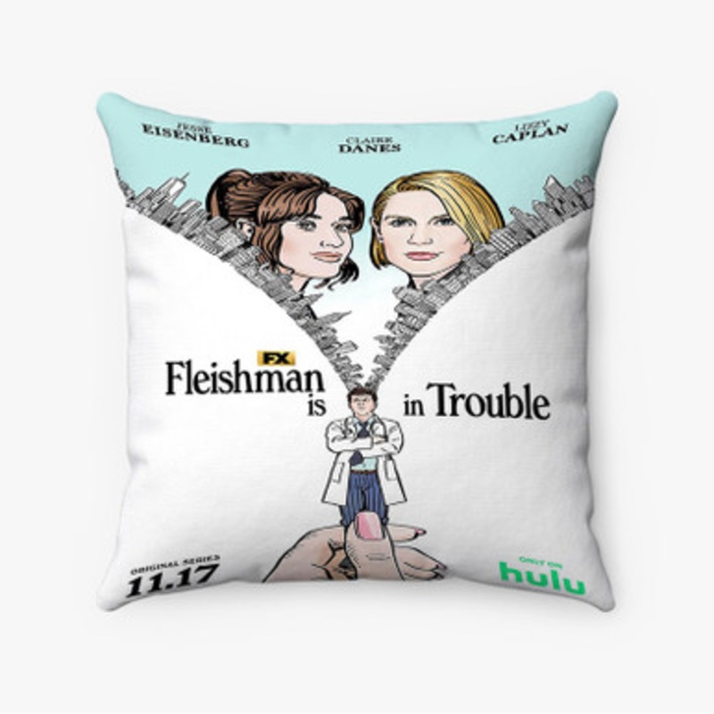 Pastele Fleishman Is in Trouble Custom Pillow Case Awesome Personalized Spun Polyester Square Pillow Cover Decorative Cushion Bed Sofa Throw Pillow Home Decor