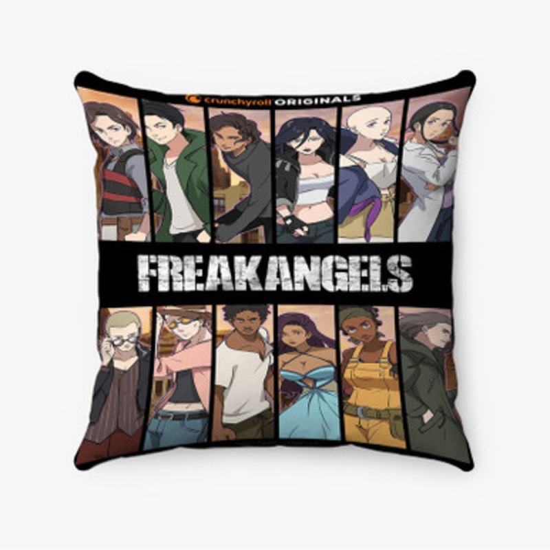 Pastele Freak Angels Custom Pillow Case Awesome Personalized Spun Polyester Square Pillow Cover Decorative Cushion Bed Sofa Throw Pillow Home Decor