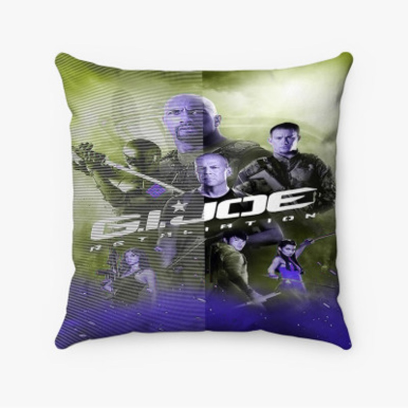 Pastele G I Joe Retaliation Custom Pillow Case Awesome Personalized Spun Polyester Square Pillow Cover Decorative Cushion Bed Sofa Throw Pillow Home Decor