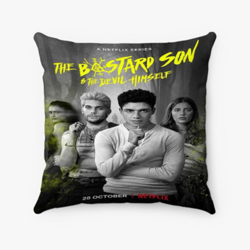 Pastele Half Bad The Bastard Son The Devil Himself Custom Pillow Case Awesome Personalized Spun Polyester Square Pillow Cover Decorative Cushion Bed Sofa Throw Pillow Home Decor
