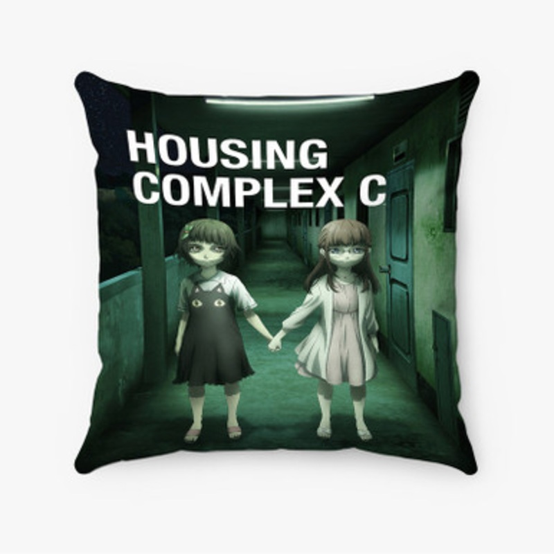 Pastele Housing Complex C Custom Pillow Case Awesome Personalized Spun Polyester Square Pillow Cover Decorative Cushion Bed Sofa Throw Pillow Home Decor
