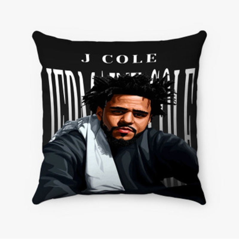 Pastele J Cole Hip Hop Custom Pillow Case Awesome Personalized Spun Polyester Square Pillow Cover Decorative Cushion Bed Sofa Throw Pillow Home Decor