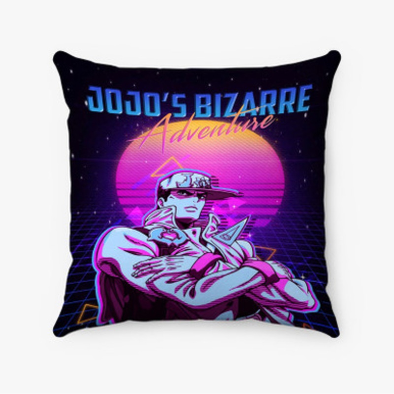 Pastele Jojo s Bizarre Adventure Custom Pillow Case Awesome Personalized Spun Polyester Square Pillow Cover Decorative Cushion Bed Sofa Throw Pillow Home Decor