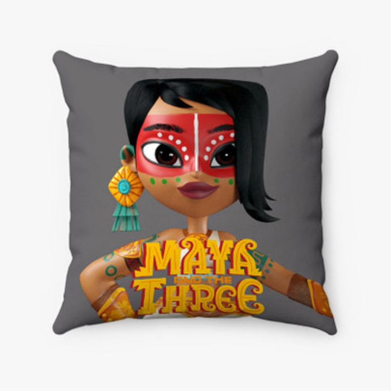 Pastele Maya and the Three Custom Pillow Case Awesome Personalized Spun Polyester Square Pillow Cover Decorative Cushion Bed Sofa Throw Pillow Home Decor