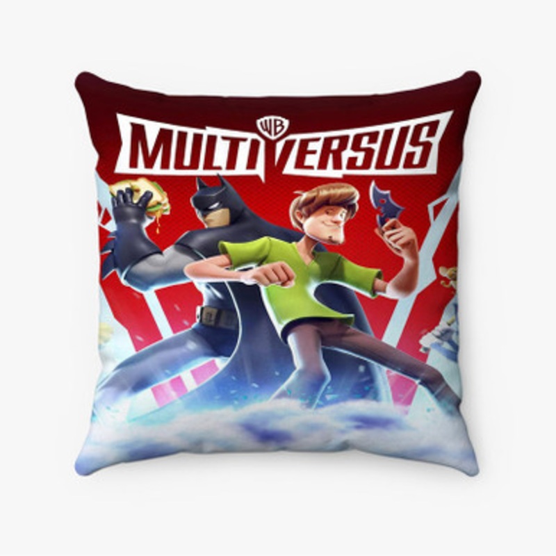 Pastele Multi Versus Batman Shaggy Custom Pillow Case Awesome Personalized Spun Polyester Square Pillow Cover Decorative Cushion Bed Sofa Throw Pillow Home Decor