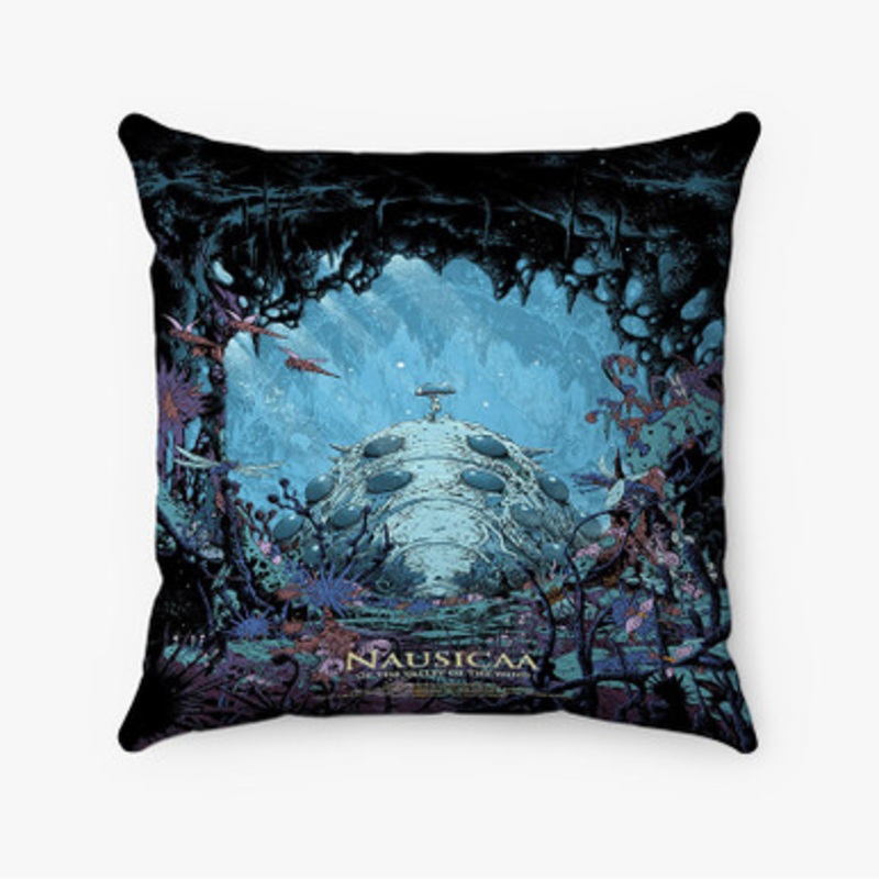 Pastele Nausicaa Of The Valley Of The Wind Custom Pillow Case Awesome Personalized Spun Polyester Square Pillow Cover Decorative Cushion Bed Sofa Throw Pillow Home Decor