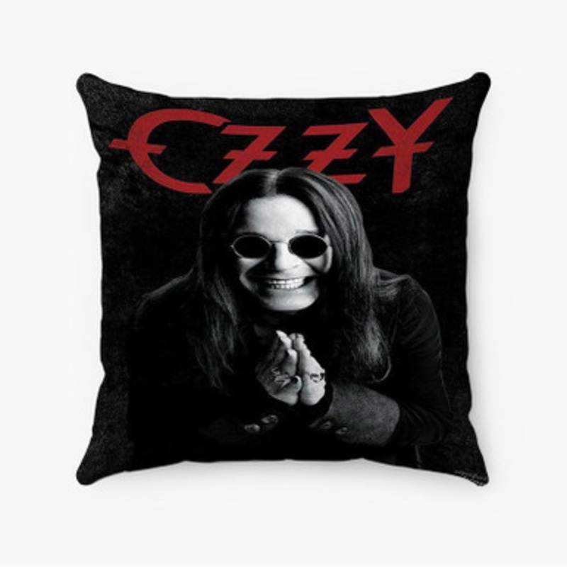 Pastele Ozzy Ozbourne Black Sabbath Custom Pillow Case Awesome Personalized Spun Polyester Square Pillow Cover Decorative Cushion Bed Sofa Throw Pillow Home Decor