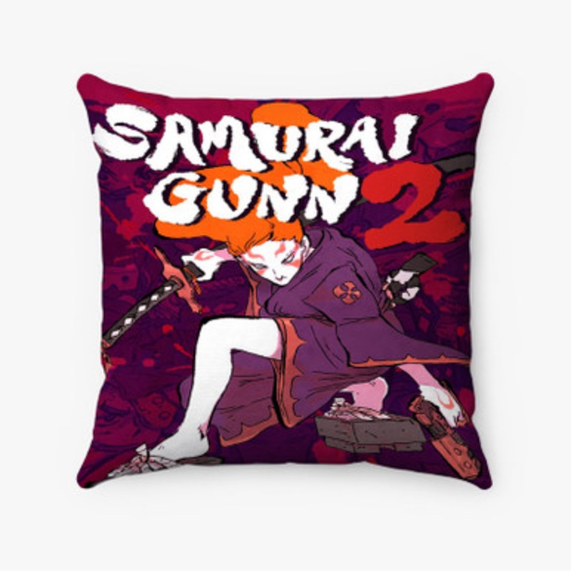 Pastele Samurai Gunn 2 Custom Pillow Case Awesome Personalized Spun Polyester Square Pillow Cover Decorative Cushion Bed Sofa Throw Pillow Home Decor