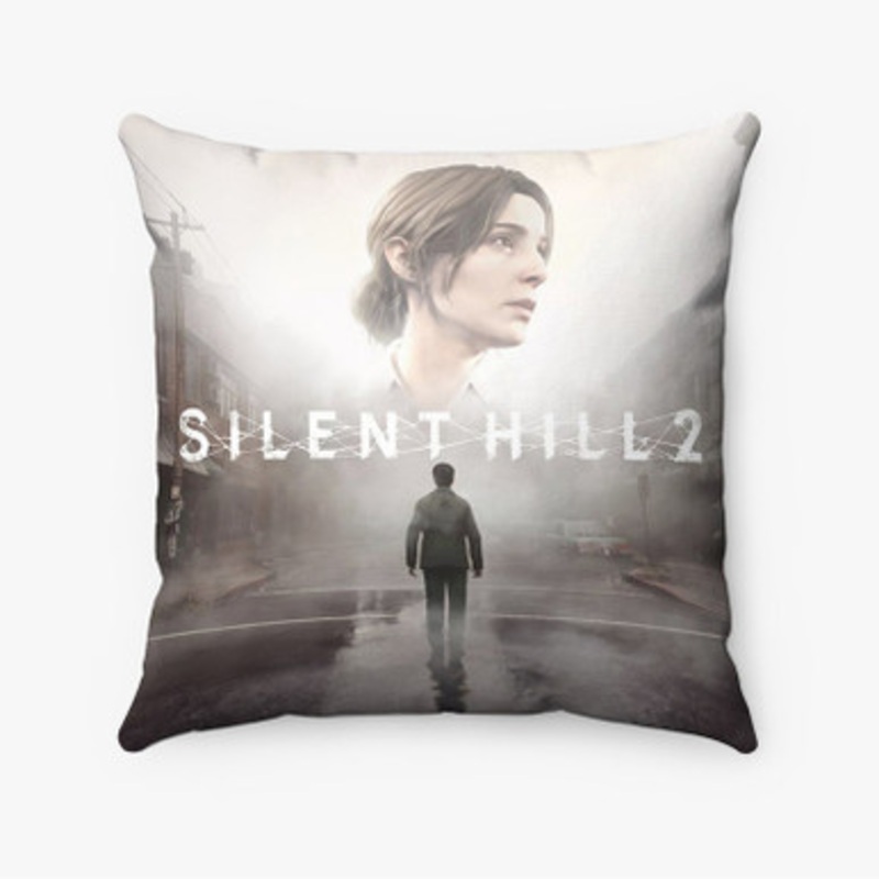 Pastele Silent Hill Custom Pillow Case Awesome Personalized Spun Polyester Square Pillow Cover Decorative Cushion Bed Sofa Throw Pillow Home Decor