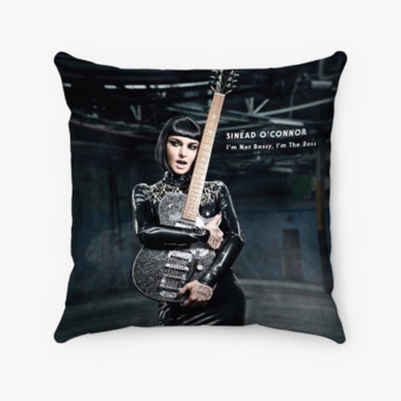 Pastele Sinead O Connor Guitar Custom Pillow Case Awesome Personalized Spun Polyester Square Pillow Cover Decorative Cushion Bed Sofa Throw Pillow Home Decor