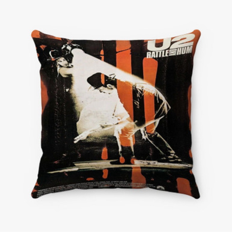 Pastele U2 Battle And Hum Custom Pillow Case Awesome Personalized Spun Polyester Square Pillow Cover Decorative Cushion Bed Sofa Throw Pillow Home Decor