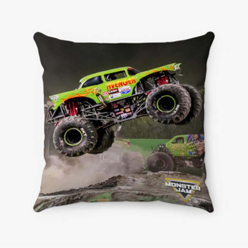 Pastele Avenger Monster Truck Custom Pillow Case Awesome Personalized Spun Polyester Square Pillow Cover Decorative Cushion Bed Sofa Throw Pillow Home Decor