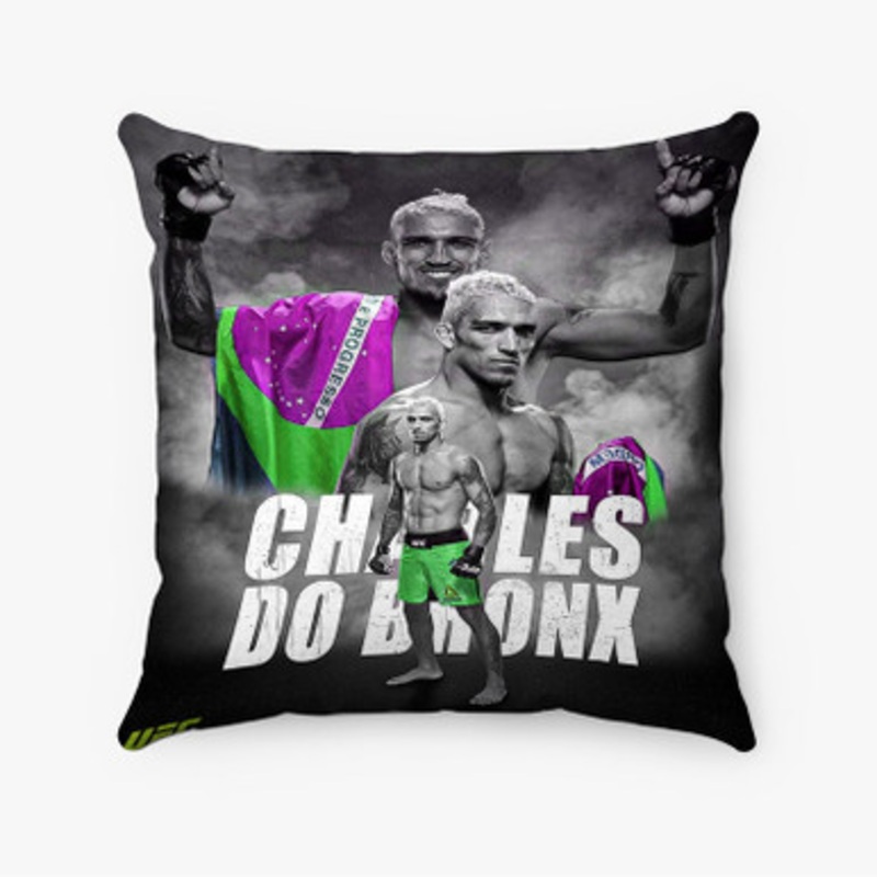 Pastele Charles Oliveira UFC Do Bronx Custom Pillow Case Awesome Personalized Spun Polyester Square Pillow Cover Decorative Cushion Bed Sofa Throw Pillow Home Decor