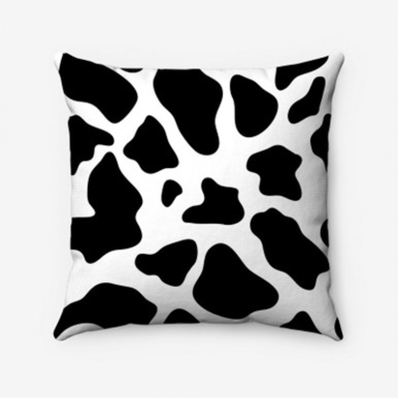 Pastele Cow Custom Pillow Case Awesome Personalized Spun Polyester Square Pillow Cover Decorative Cushion Bed Sofa Throw Pillow Home Decor