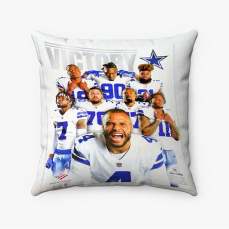 Pastele Dallas Cowboys NFL 2022 Custom Pillow Case Awesome Personalized Spun Polyester Square Pillow Cover Decorative Cushion Bed Sofa Throw Pillow Home Decor