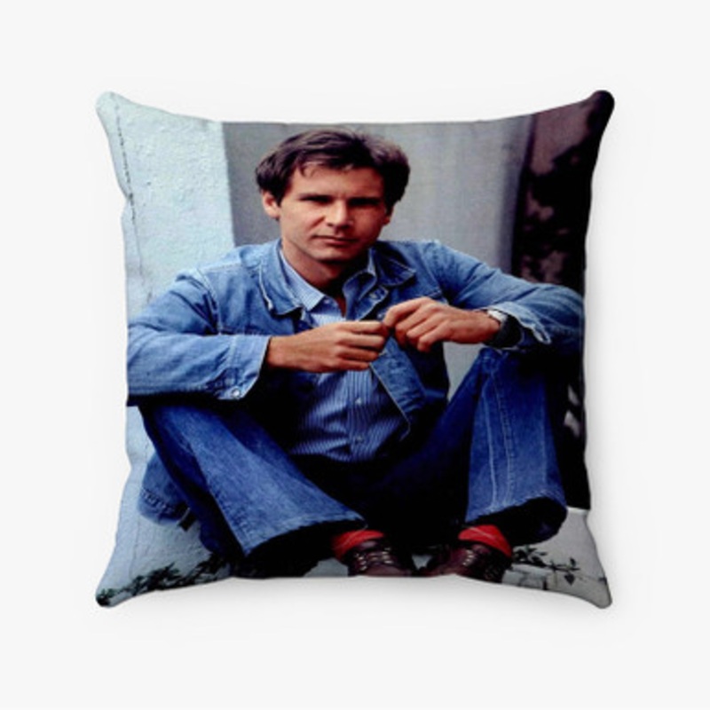 Pastele Harrison Ford 1981 Custom Pillow Case Awesome Personalized Spun Polyester Square Pillow Cover Decorative Cushion Bed Sofa Throw Pillow Home Decor