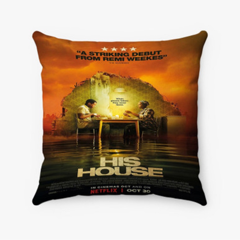 Pastele His House Custom Pillow Case Awesome Personalized Spun Polyester Square Pillow Cover Decorative Cushion Bed Sofa Throw Pillow Home Decor