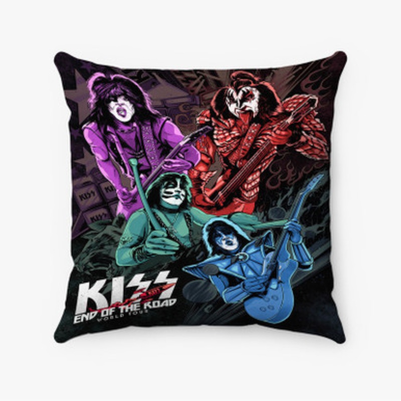 Pastele Kiss End Of The Road Custom Pillow Case Awesome Personalized Spun Polyester Square Pillow Cover Decorative Cushion Bed Sofa Throw Pillow Home Decor