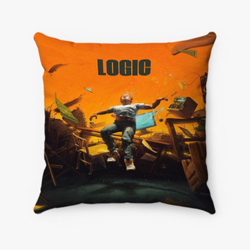 Pastele Logic Album Custom Pillow Case Awesome Personalized Spun Polyester Square Pillow Cover Decorative Cushion Bed Sofa Throw Pillow Home Decor