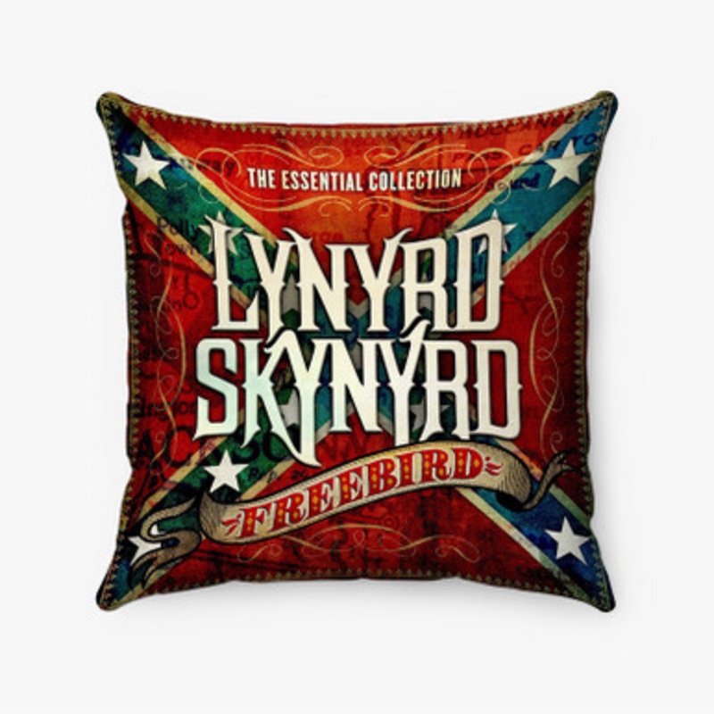 Pastele Lynyrd Skynyrd Freebird Custom Pillow Case Awesome Personalized Spun Polyester Square Pillow Cover Decorative Cushion Bed Sofa Throw Pillow Home Decor