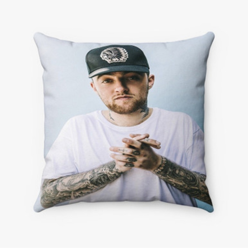 Pastele Mac Miller Music jpeg Custom Pillow Case Awesome Personalized Spun Polyester Square Pillow Cover Decorative Cushion Bed Sofa Throw Pillow Home Decor