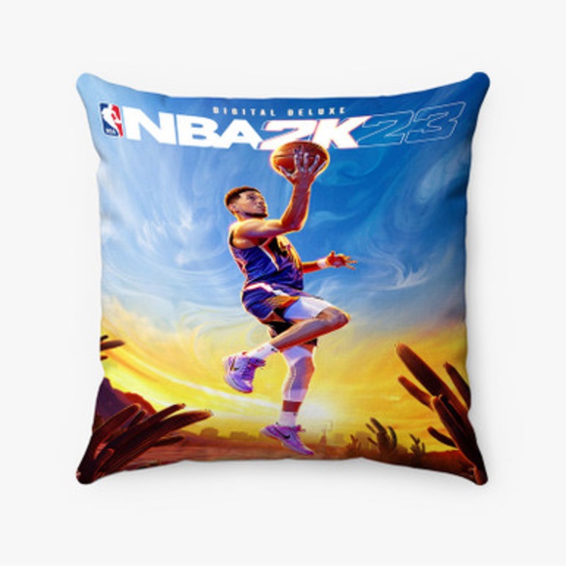 Pastele NBA 2 K23 Deluxe Edition jpeg Custom Pillow Case Awesome Personalized Spun Polyester Square Pillow Cover Decorative Cushion Bed Sofa Throw Pillow Home Decor