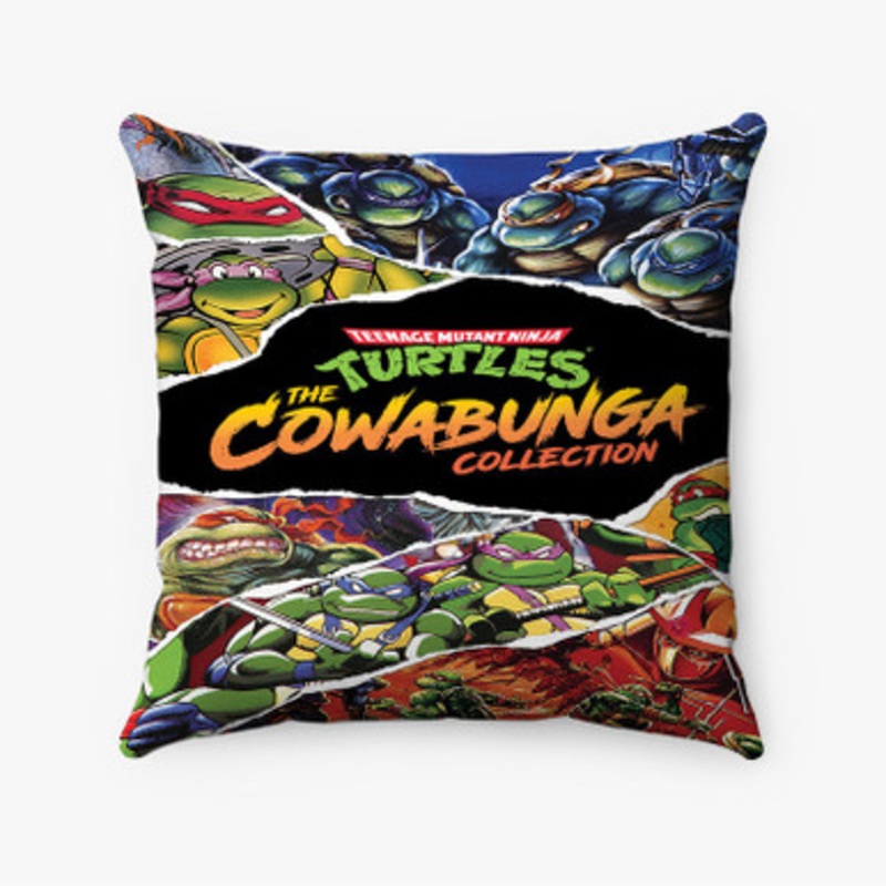 Pastele Teenage Mutant Ninja Turtles The Cowabunga Collection Custom Pillow Case Awesome Personalized Spun Polyester Square Pillow Cover Decorative Cushion Bed Sofa Throw Pillow Home Decor